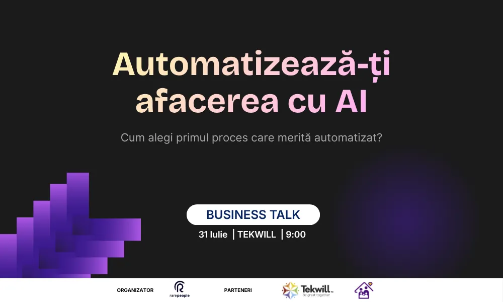Automatizări AI pentru Afaceri: cum alegi primul proces care merită automatizat