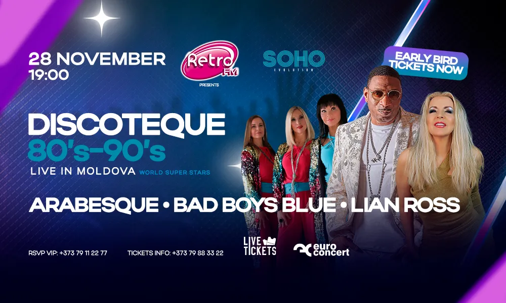 DISCOTEQUE 80’s-90s LIVE IN MOLDOVA!